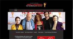 Desktop Screenshot of hollywoodnetworkingbreakfast.com